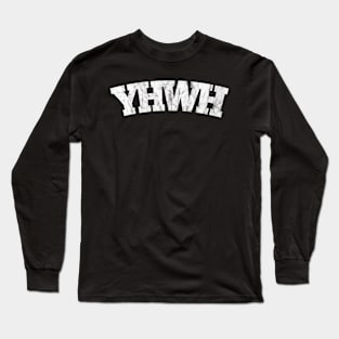 God Law Yhwh Grey Small Long Sleeve T-Shirt